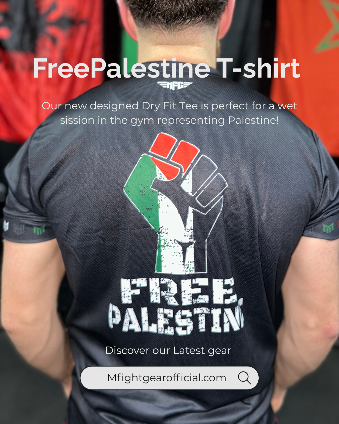 M Fight Gear Dryfit 2.0 – Free Palestine Edition