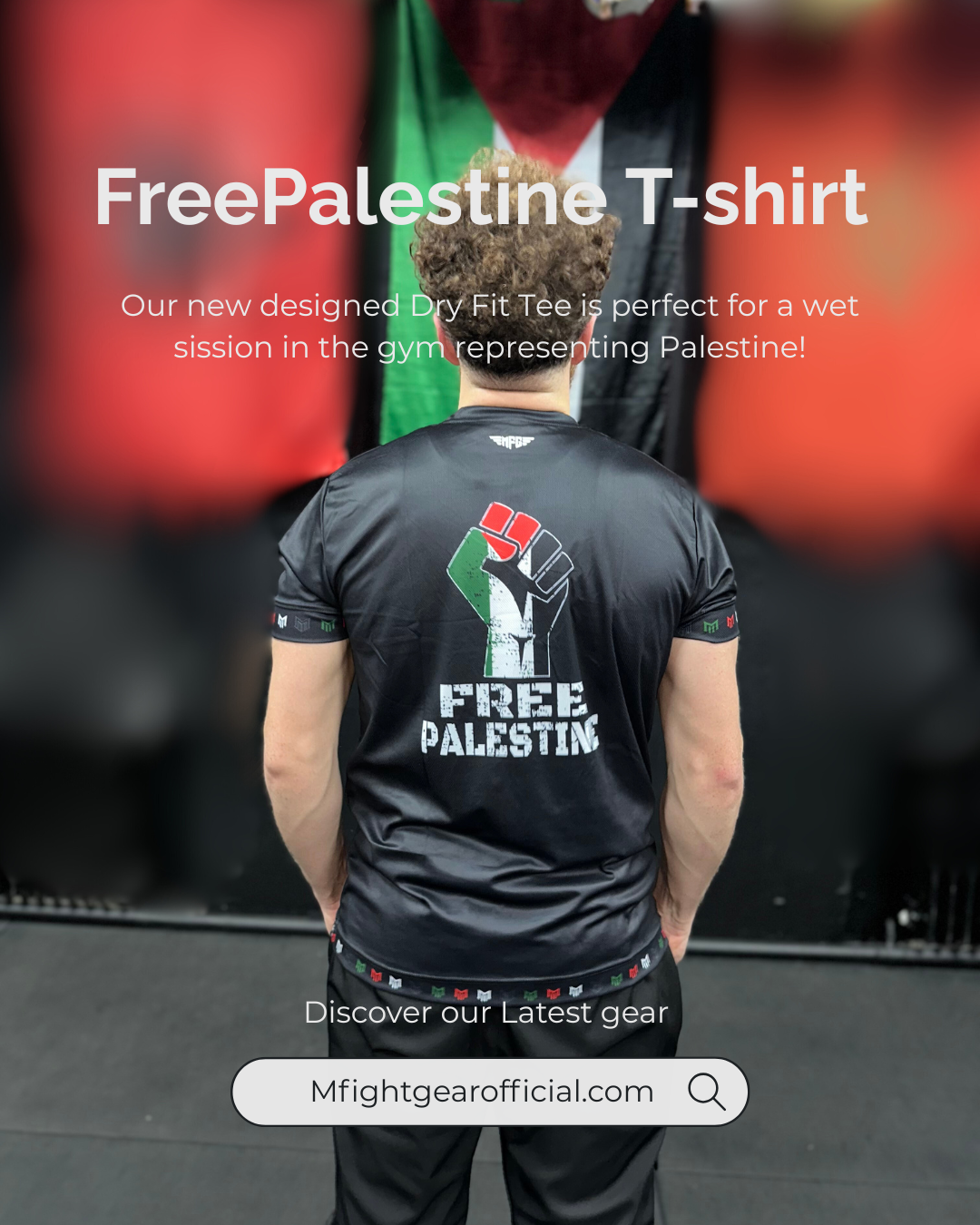 M Fight Gear Dryfit 2.0 – Free Palestine Edition