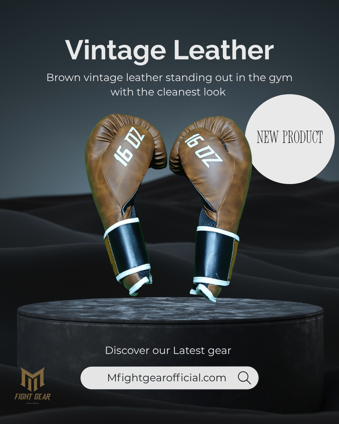 Vintage Leather Boxing Gloves