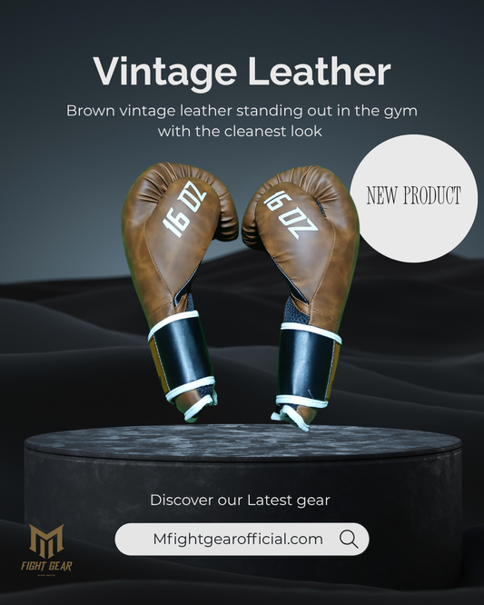 Vintage Leather Boxing Gloves