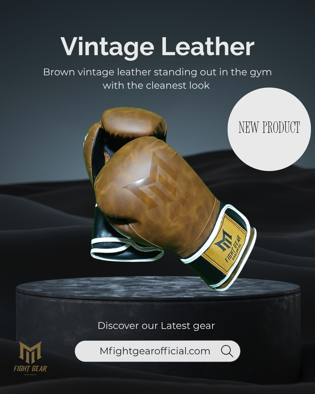 Vintage Leather Boxing Gloves