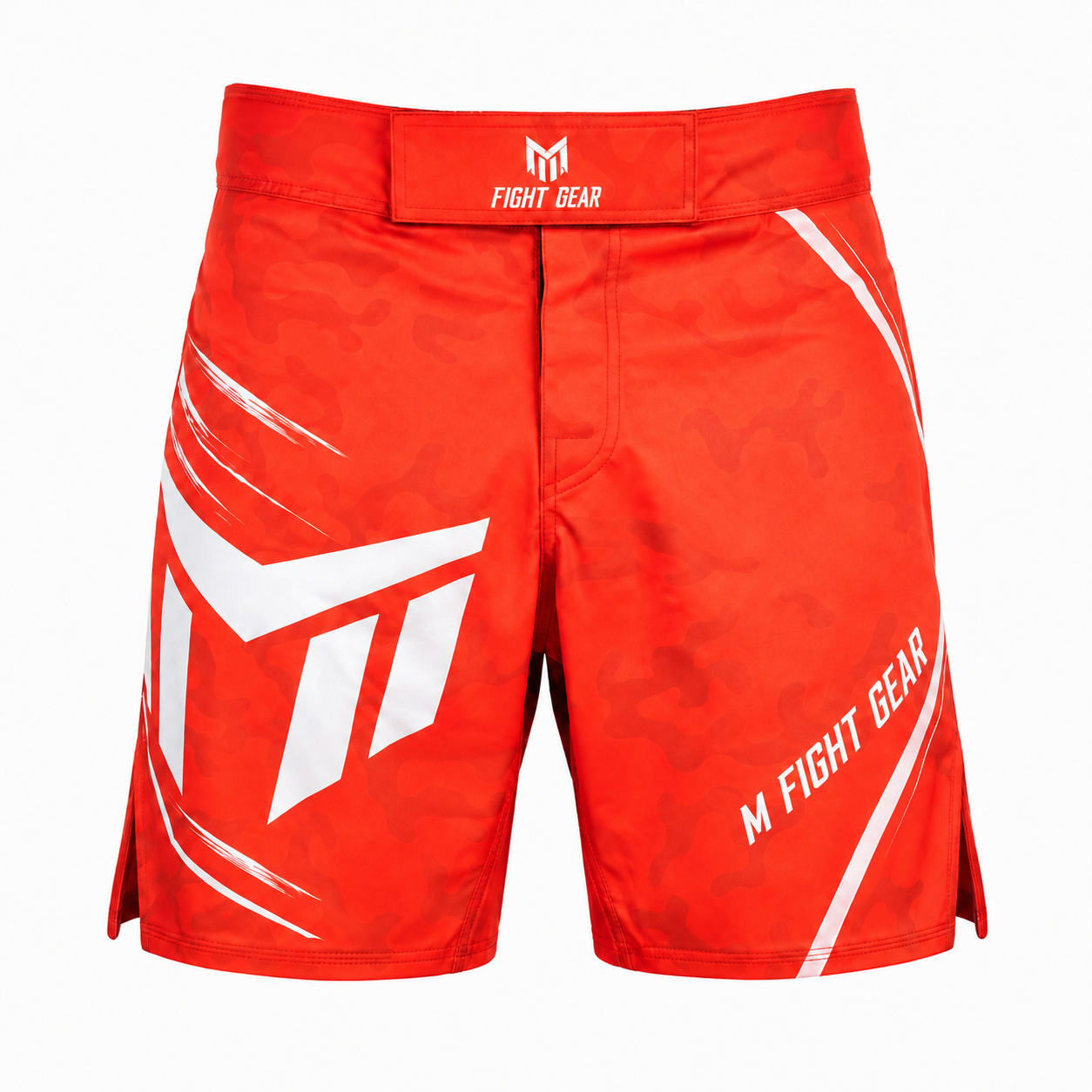 Red Camo MMA Shorts