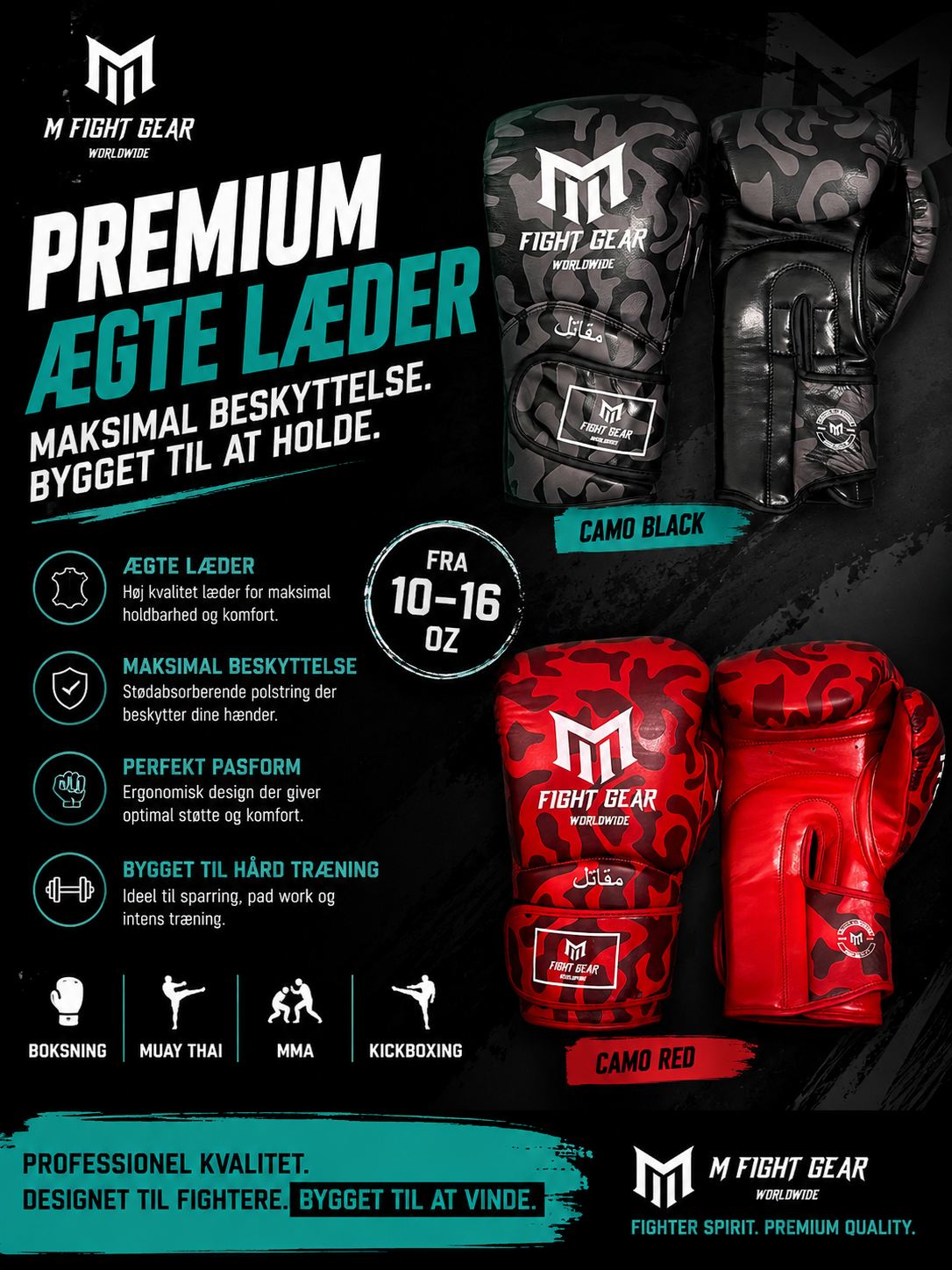 Premium leather CAMO GLOVES